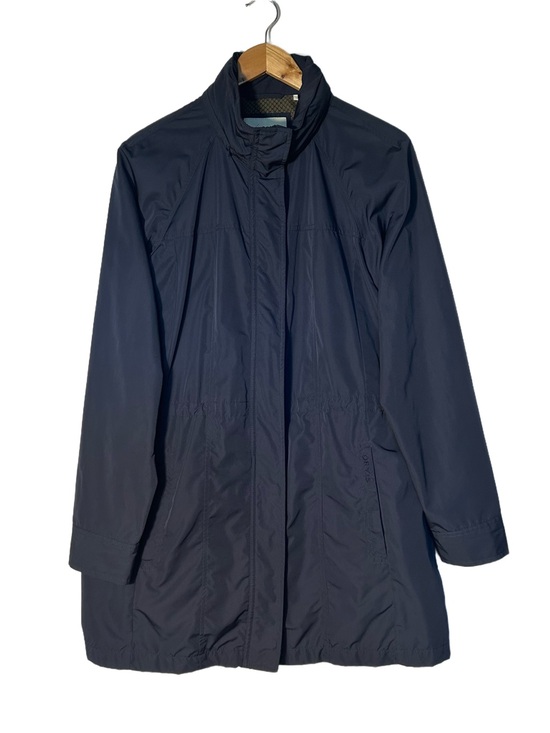 Orvis Jackets & Blazers - Orvis Coat Size L Pack and Go Navy Women's Trench Packable Rain Outdoor Gorpcore